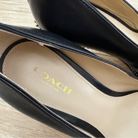 Coach Smith Beadchain Leather Pumps - Picture 9 of 16